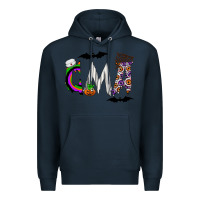 Navy cma Premium Hoodie - CowhideDigitalArt