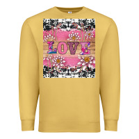 Antique Gold v.d love and lotus tumbler Premium Sweatshirt - AdoDesignShop