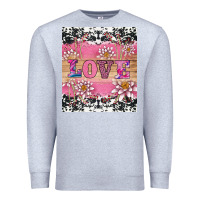 Heather Grey v.d love and lotus tumbler Premium Sweatshirt - AdoDesignShop