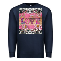 Navy v.d love and lotus tumbler Premium Sweatshirt - AdoDesignShop
