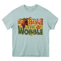 Arona Gobble till you wobble turkey thanksgiving Heavy Core Tee - NancyCooperArtShop