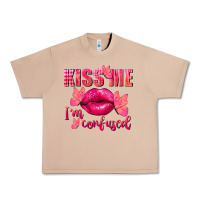 Burro Kiss me i'm so confused Valentine's Day Urban Heavy Tee - FaDigitalArtStudio