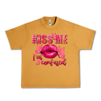 Peanut Butter Kiss me i'm so confused Valentine's Day Urban Heavy Tee - FaDigitalArtStudio