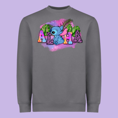 Aloha Stitch Heavyweight Sweatshirt Designed By Adodesignshop