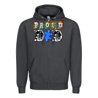 Smoke proud dad Zipper Hoodie - AdoDesignShop