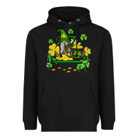 Black st patricks truck and gnome Heavyweight Hoodie - AdoDesignShop