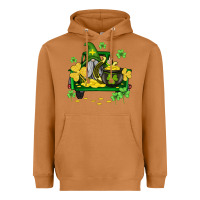 Meerkat st patricks truck and gnome Heavyweight Hoodie - AdoDesignShop