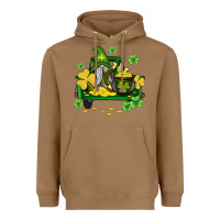 Toasted Coconut st patricks truck and gnome Heavyweight Hoodie - AdoDesignShop