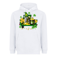 White st patricks truck and gnome Heavyweight Hoodie - AdoDesignShop