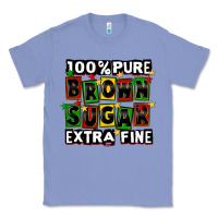 Colony Blue 100 pure brown sugar extra fine Classic Tee - CowGirlArtShop
