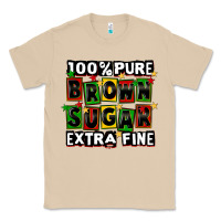 100 Pure Brown Sugar Extra Fine Classic Tee | Teevron