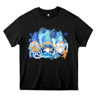 Black snowman gnome Heavy Core Tee - texasbilliewilder