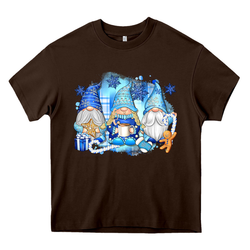 Snowman Gnome Heavy Core Tee by texasbilliewilder | Teevron