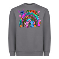 Storm stitch and lilo rainbow Heavyweight Sweatshirt - AdoDesignShop