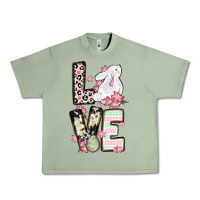 Oil Green Love Easter bunny Urban Heavy Tee - OliviaCreatesArt