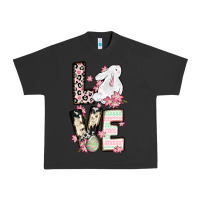 Pigment Black Love Easter bunny Urban Heavy Tee - OliviaCreatesArt