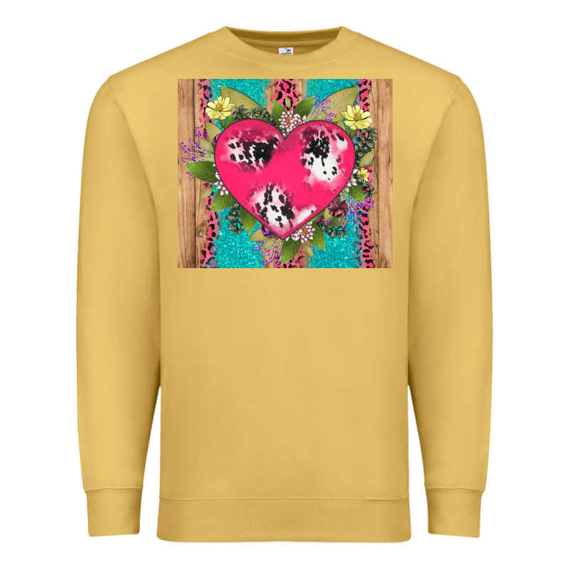 V.d Cow And Heart Premium Sweatshirt by AdoDesignShop | Teevron