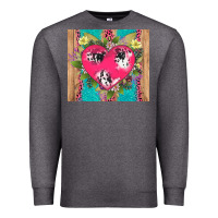 Charcoal Heather v.d cow and heart Premium Sweatshirt - AdoDesignShop