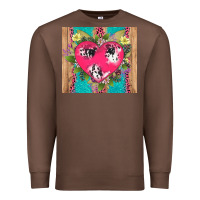 Chestnut v.d cow and heart Premium Sweatshirt - AdoDesignShop