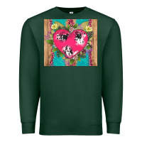 Sports Green v.d cow and heart Premium Sweatshirt - AdoDesignShop