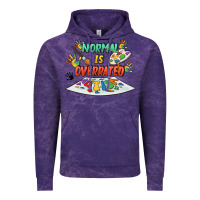 Cloud Purple Normal Is Overrated Vintage Hoodie - FaDigitalArtStudio