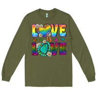 Army Green Western Love LGBTQ Tumbler Long Sleeve Tee - BundleAndBundleShop