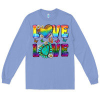 Colony Blue Western Love LGBTQ Tumbler Long Sleeve Tee - BundleAndBundleShop