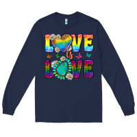 Navy Western Love LGBTQ Tumbler Long Sleeve Tee - BundleAndBundleShop