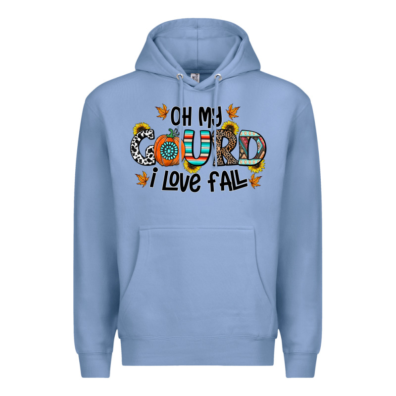 Oh My Gourd I Love Fall Premium Hoodie by CowhideDigitalArt | Teevron