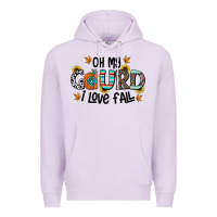 Lilac oh my gourd i love fall Premium Hoodie - CowhideDigitalArt