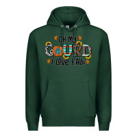 Sports Green oh my gourd i love fall Premium Hoodie - CowhideDigitalArt