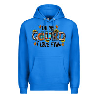 True Royal oh my gourd i love fall Premium Hoodie - CowhideDigitalArt