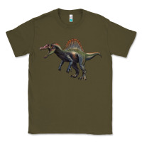 Army Green spinosaurus Classic Tee - Artiststas