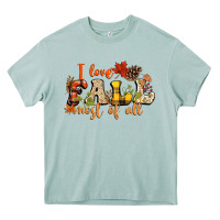 Arona I love Fall most of Fall Heavy Core Tee - NancyCooperArtShop
