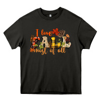 Asphalt I love Fall most of Fall Heavy Core Tee - NancyCooperArtShop