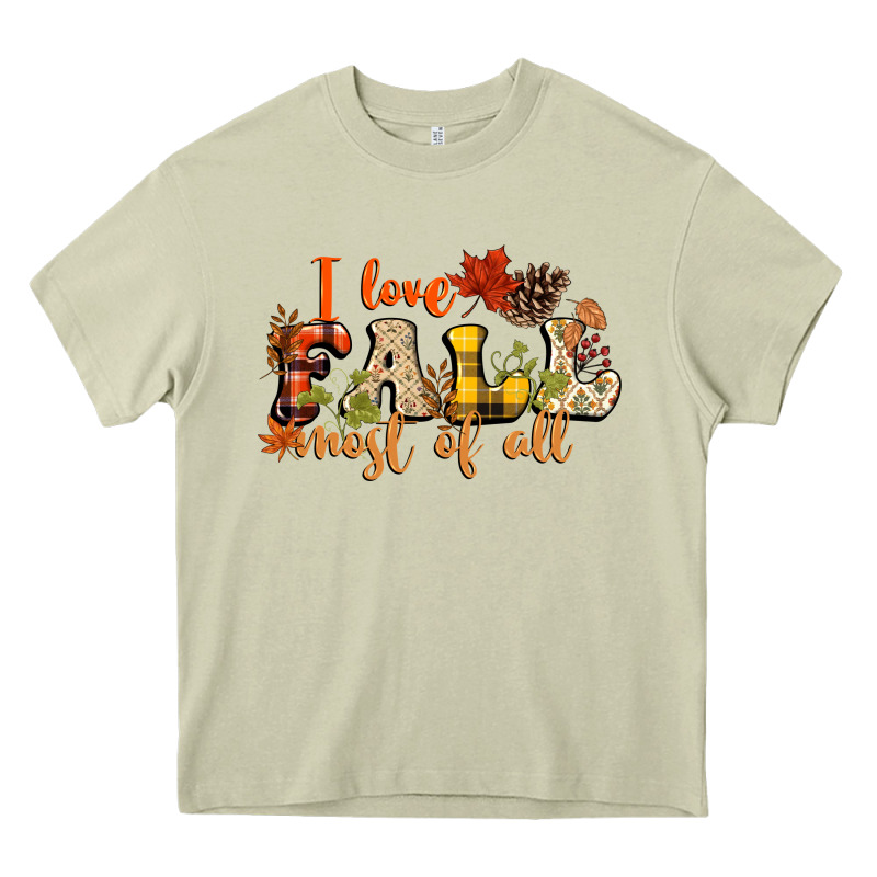 I Love Fall Most Of Fall Heavy Core Tee by NancyCooperArtShop | Teevron