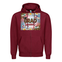 Burgundy grad squad Zipper Hoodie - AdoDesignShop