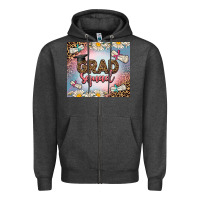Charcoal Heather grad squad Zipper Hoodie - AdoDesignShop