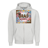 Dove Grey grad squad Zipper Hoodie - AdoDesignShop