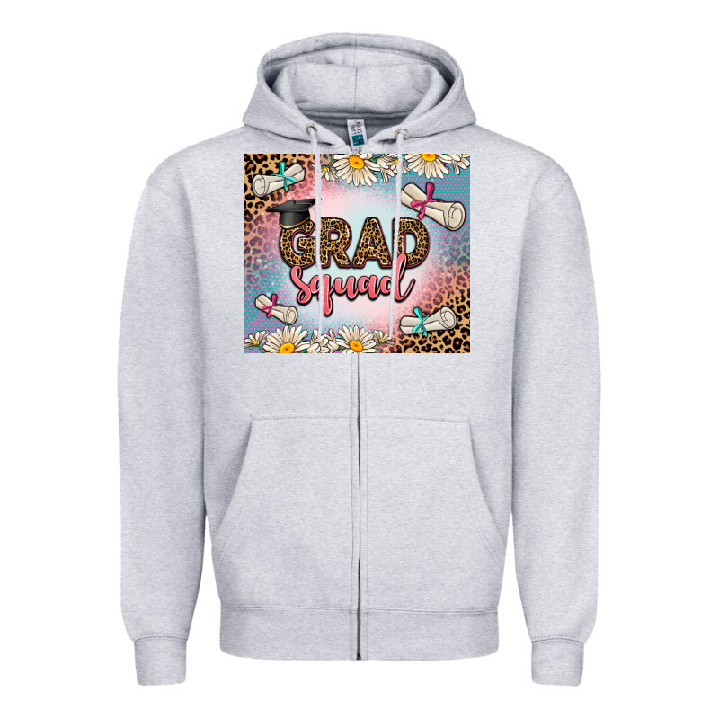 Grad Squad Zipper Hoodie by AdoDesignShop | Teevron