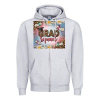 Heather Grey grad squad Zipper Hoodie - AdoDesignShop