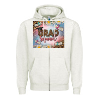 Oatmeal Heather grad squad Zipper Hoodie - AdoDesignShop