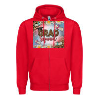 Red grad squad Zipper Hoodie - AdoDesignShop