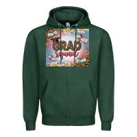 Sports Green grad squad Zipper Hoodie - AdoDesignShop