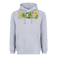 Heather Grey lucky horseshoe and four leaf clover Heavyweight Hoodie - AdoDesignShop