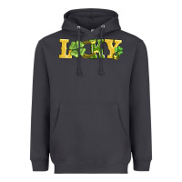 Smoke lucky horseshoe and four leaf clover Heavyweight Hoodie - AdoDesignShop