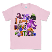 Bubblegum Pink yes i can drive a stick Classic Tee - CowGirlArtShop