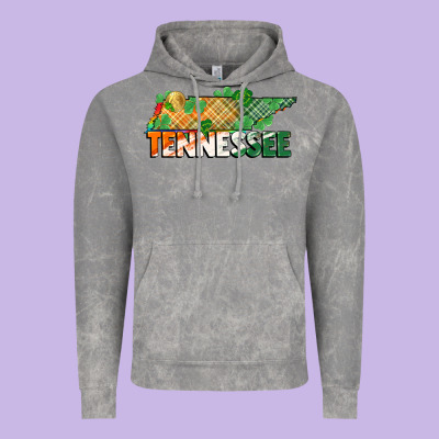 Tennessee Map St Patrick's Day Vintage Hoodie Designed By Fadigitalartstudio