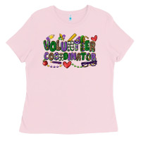 Bubblegum Pink volunteer coordinator mardi gras cowgirl Ladies Tee - CowGirlArtShop