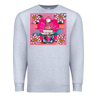 Heather Grey v.d gnome and lotus tumbler Premium Sweatshirt - AdoDesignShop